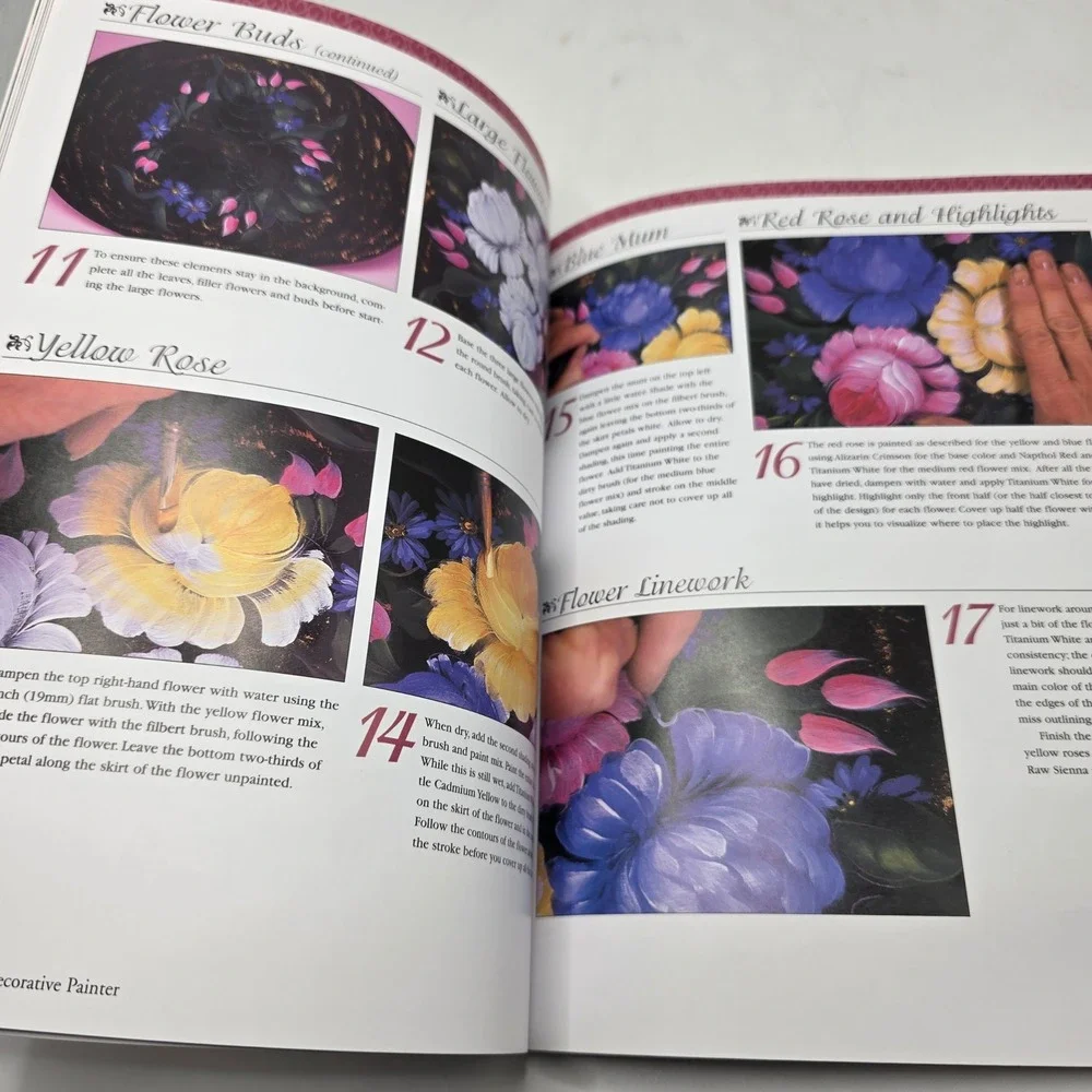 North Light Color for the Decorative Painter Sandra Aubuchen Acrylic Art Book